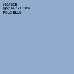 #90ABCB - Polo Blue Color Image