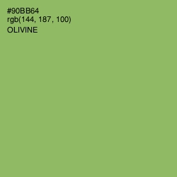 #90BB64 - Olivine Color Image