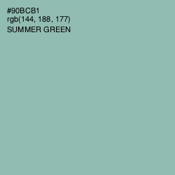 #90BCB1 - Summer Green Color Image