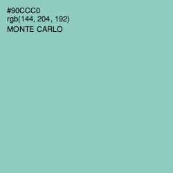 #90CCC0 - Monte Carlo Color Image