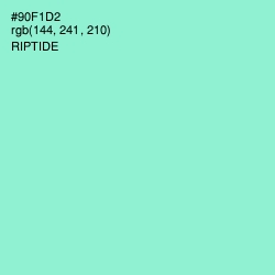 #90F1D2 - Riptide Color Image