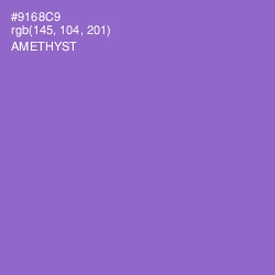 #9168C9 - Amethyst Color Image