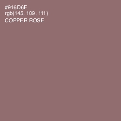 #916D6F - Copper Rose Color Image