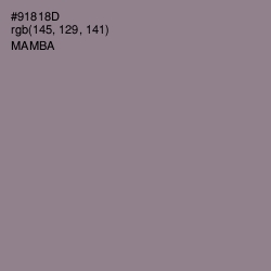 #91818D - Mamba Color Image