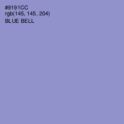 #9191CC - Blue Bell Color Image