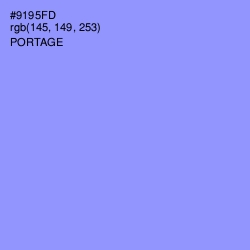 #9195FD - Portage Color Image