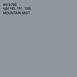 #91979E - Mountain Mist Color Image