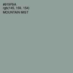 #919F9A - Mountain Mist Color Image