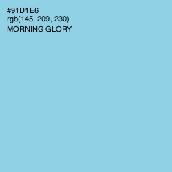 #91D1E6 - Morning Glory Color Image