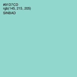 #91D7CD - Sinbad Color Image