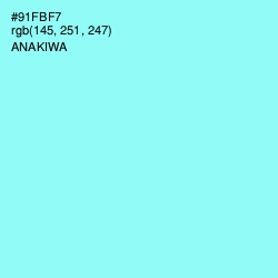 #91FBF7 - Anakiwa Color Image
