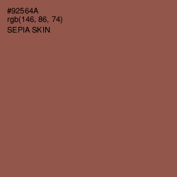 #92564A - Sepia Skin Color Image