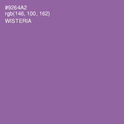#9264A2 - Wisteria Color Image