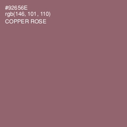 #92656E - Copper Rose Color Image