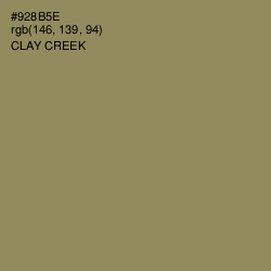 #928B5E - Clay Creek Color Image
