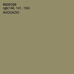 #928D68 - Avocado Color Image