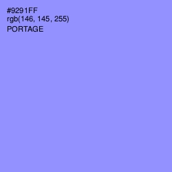 #9291FF - Portage Color Image