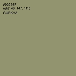 #92936F - Gurkha Color Image