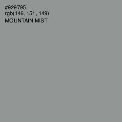 #929795 - Mountain Mist Color Image