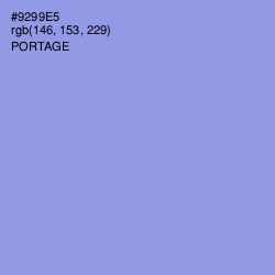 #9299E5 - Portage Color Image