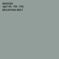 #929E99 - Mountain Mist Color Image