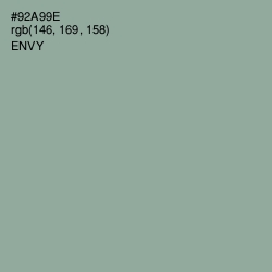 #92A99E - Envy Color Image