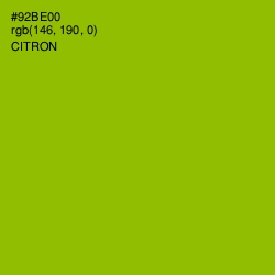#92BE00 - Citron Color Image