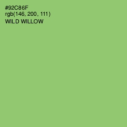 #92C86F - Wild Willow Color Image