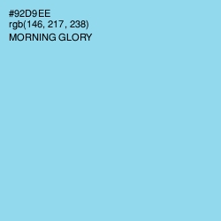 #92D9EE - Morning Glory Color Image