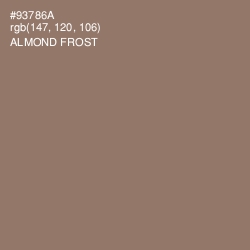 #93786A - Almond Frost Color Image