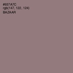 #937A7C - Bazaar Color Image