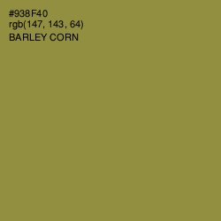 #938F40 - Barley Corn Color Image