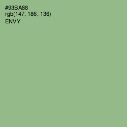 #93BA88 - Envy Color Image