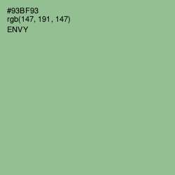 #93BF93 - Envy Color Image