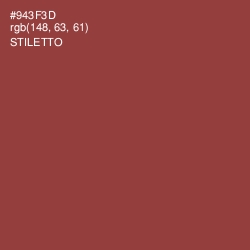 #943F3D - Stiletto Color Image