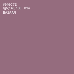 #946C7E - Bazaar Color Image