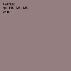 #947E80 - Mountbatten Pink Color Image