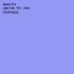 #9497F4 - Portage Color Image