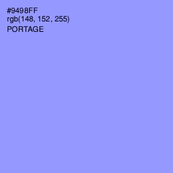 #9498FF - Portage Color Image