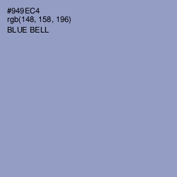 #949EC4 - Blue Bell Color Image