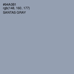 #94A0B1 - Santas Gray Color Image