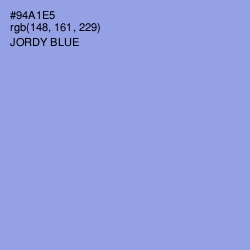 #94A1E5 - Jordy Blue Color Image