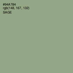 #94A784 - Sage Color Image