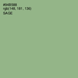 #94B588 - Sage Color Image