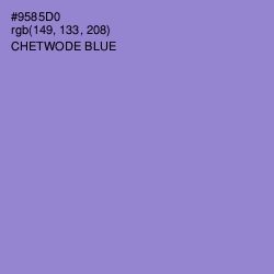 #9585D0 - Chetwode Blue Color Image