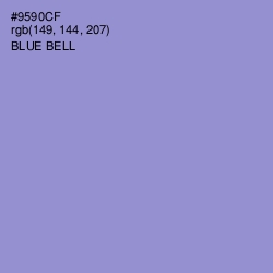 #9590CF - Blue Bell Color Image