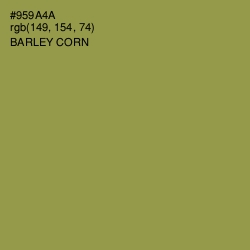 #959A4A - Barley Corn Color Image