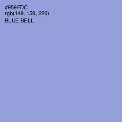 #959FDC - Blue Bell Color Image