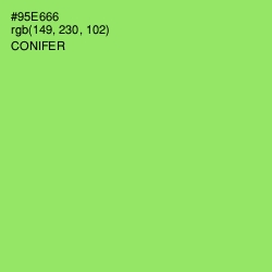 #95E666 - Conifer Color Image