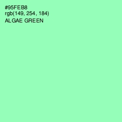 #95FEB8 - Algae Green Color Image